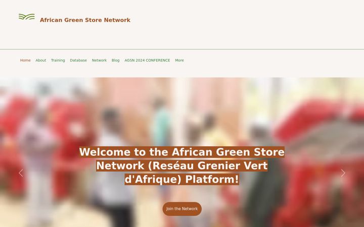 Képernyőkép: africa-green-network.org