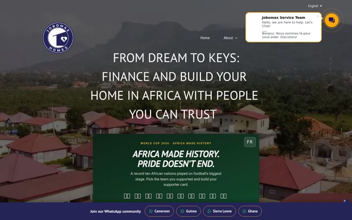 Screenshot of africa-housing.com