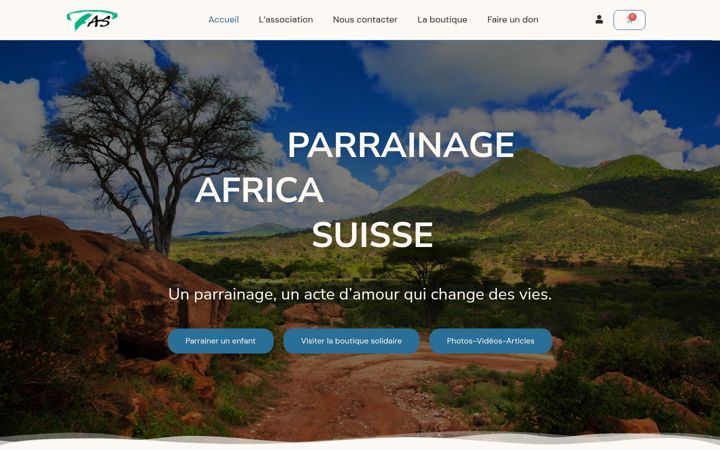 Skjermbilde av africa-pas.org