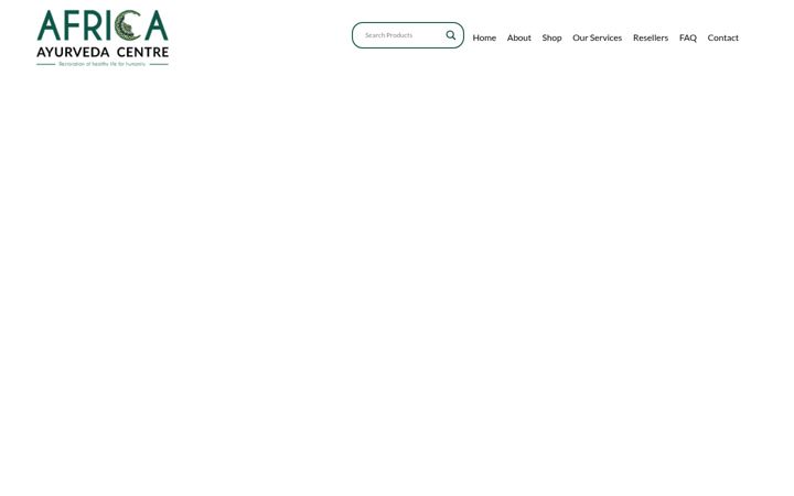Screenshot του africaayurveda.co.za