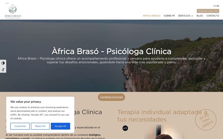 Ekrano kopija africabraso.es