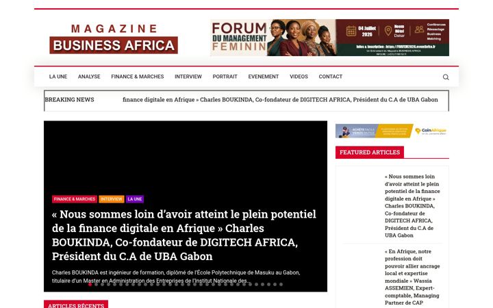 Screenshot of africabusinessmag.com
