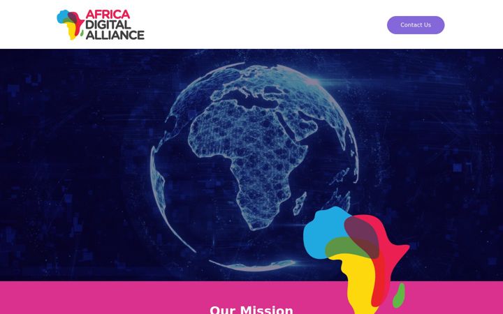 Screenshot of africadigitalalliance.com