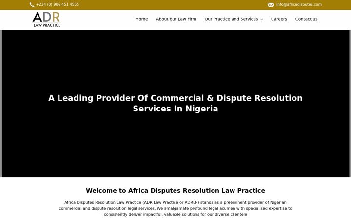 Screenshot of africadisputes.com