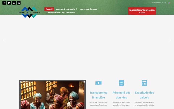 Screenshot of africadjangui.com