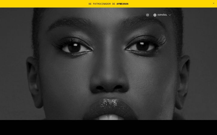 Screenshot di africafashionweek.es