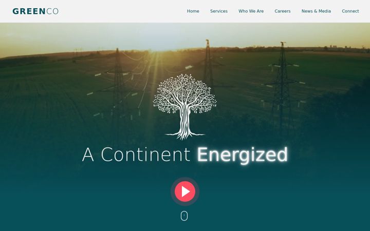 Screenshot di africagreenco.com