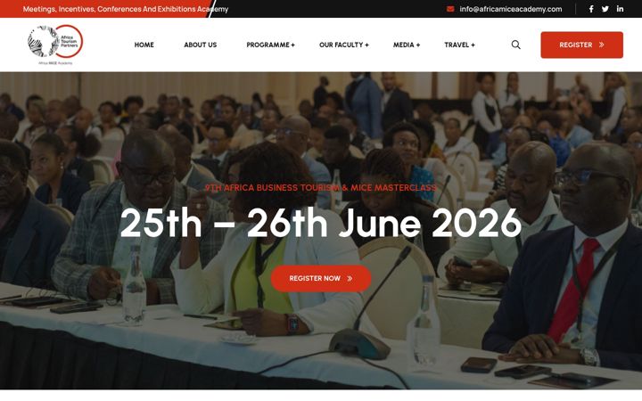 Skärmbild av africamiceacademy.com