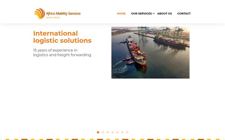 Screenshot di africamobilityservices.com