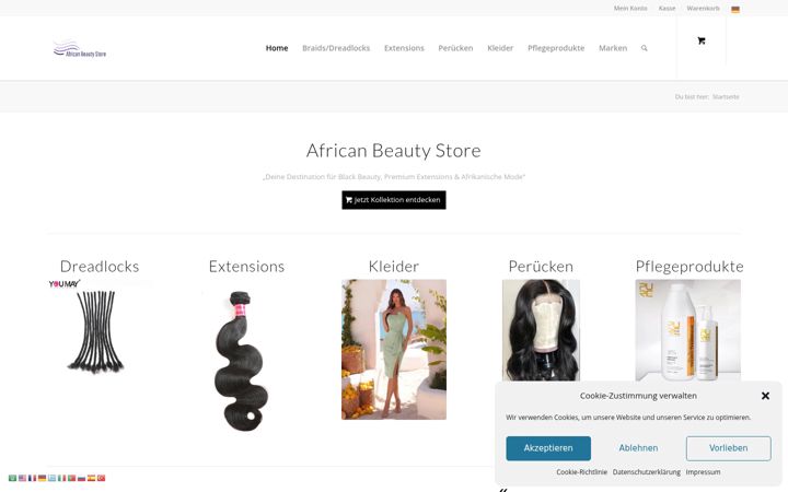 Zrzut ekranu african-beauty-store.com