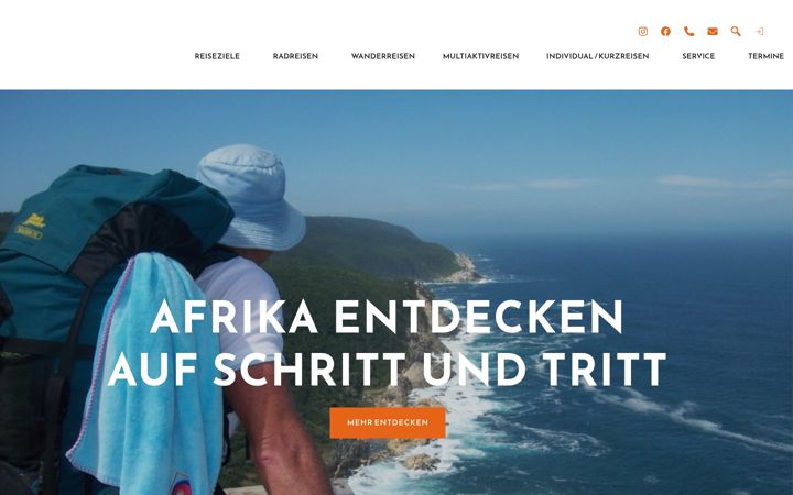 Captură de ecran a africanbikers.com
