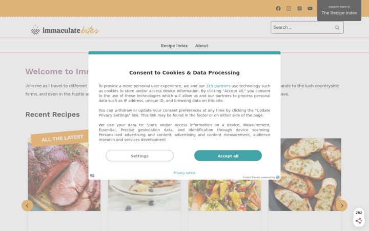 Screenshot of africanbites.com