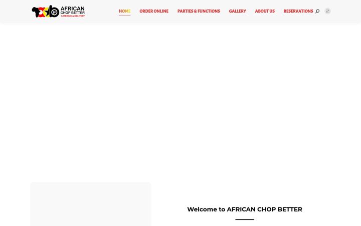 Posnetek zaslona africanchopbetter.com