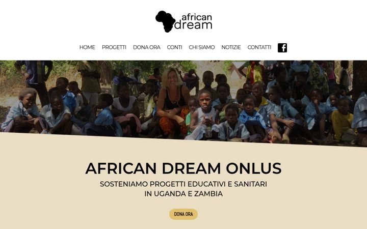 Screenshot of africandream.it