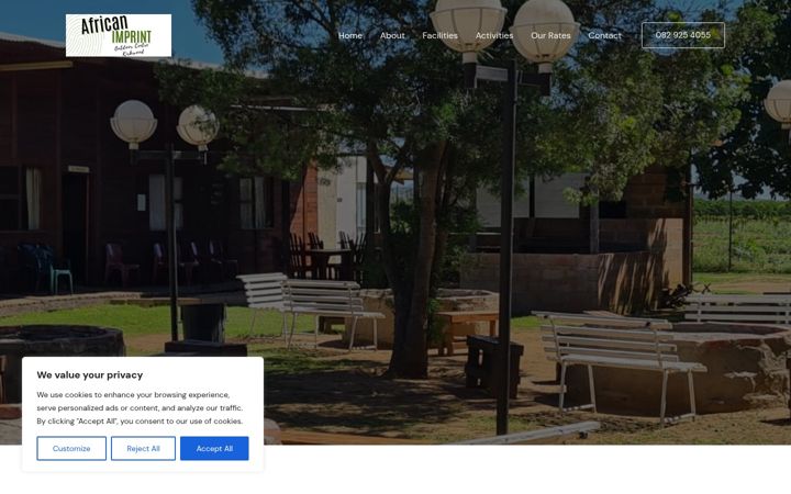 Screenshot of africanimprint.co.za