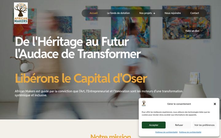 Képernyőkép: africanmakers.org