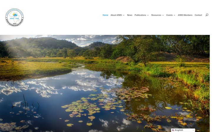 Kuvakaappaus sivustosta africanmetsociety.org