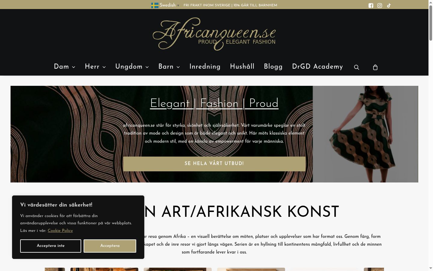Screenshot tal-banner tal-kunsens muri qabel kwalunkwe interazzjoni