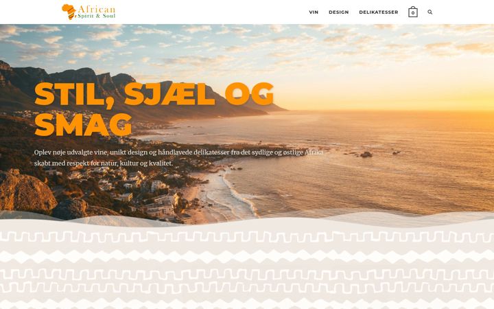 Screenshot of africanspiritandsoul.dk