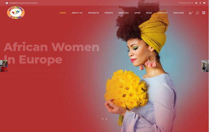 Screenshot of africanwomenineurope.eu