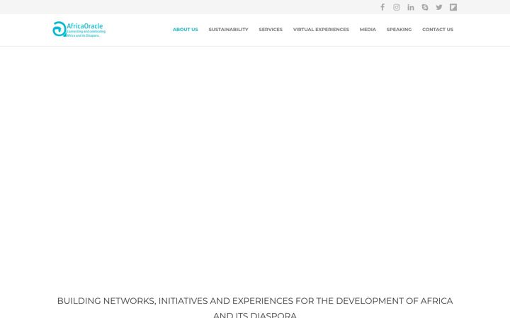 Screenshot of africaoracle.com