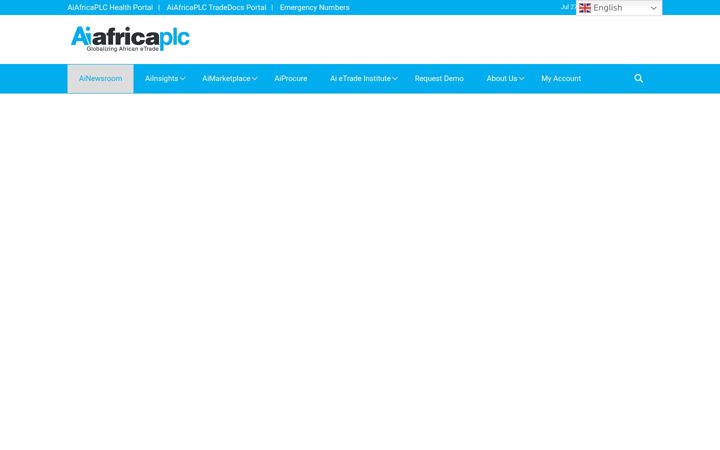 Snímek obrazovky africaplc.com