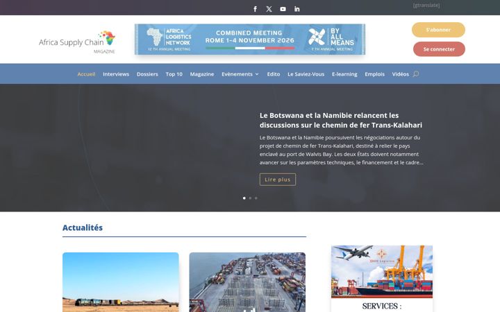 Screenshot ta' africasupplychainmag.com