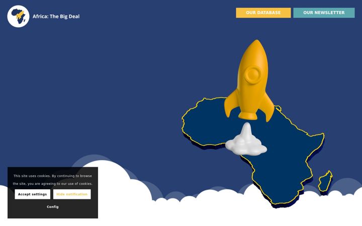 Screenshot ta' africathebigdeal.com