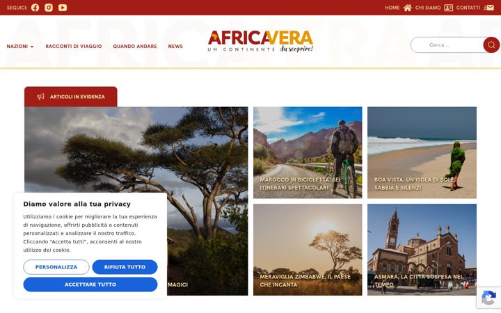 Screenshot von africavera.it