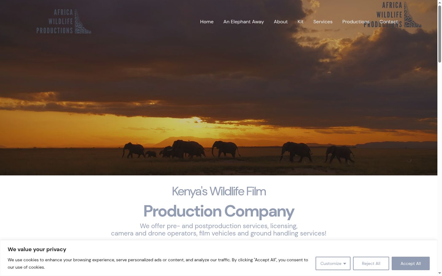 Screenshot des Einwilligungsbanners vor jeglicher Interaktion