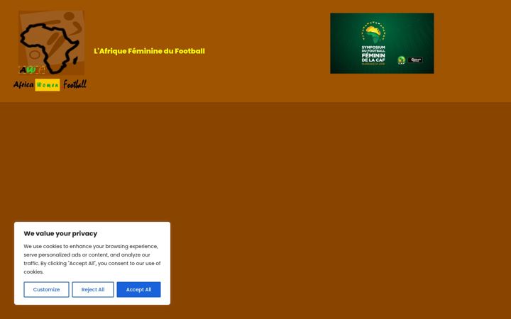 Screenshot von africawomen.football