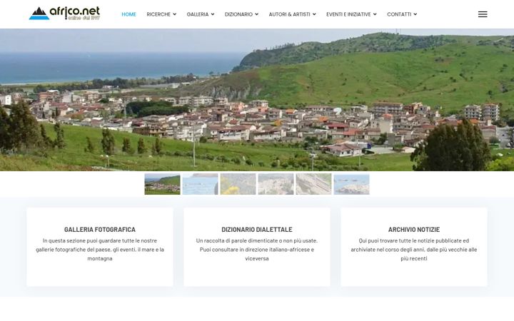 Screenshot of africo.net