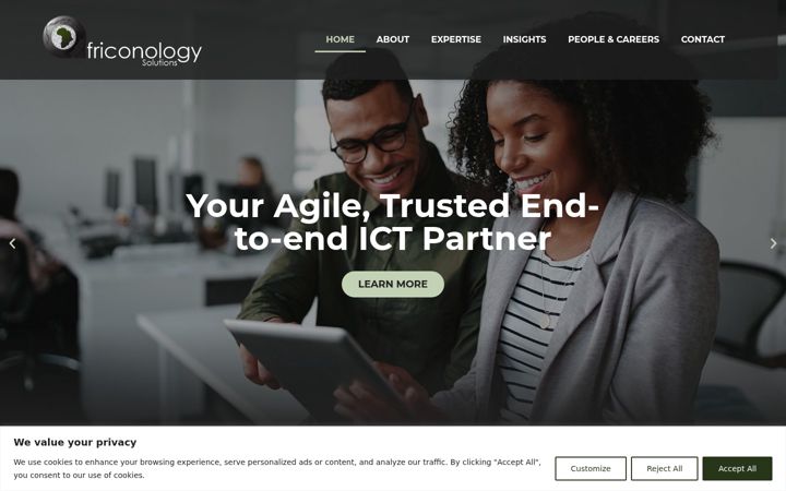 Screenshot von africonology.com