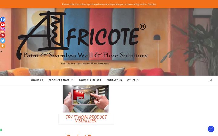 Captura de ecrã de africote.co.za