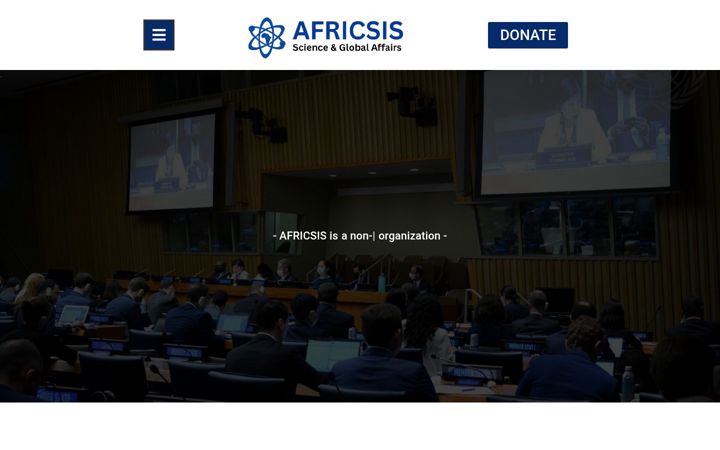 Screenshot von africsis.org