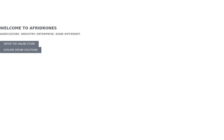 Captură de ecran a afridrones.com