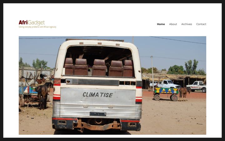 Screenshot of afrigadget.com