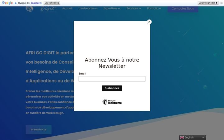Ekrano kopija afrigodigit.com