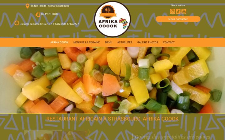 Screenshot of afrikacoook.fr