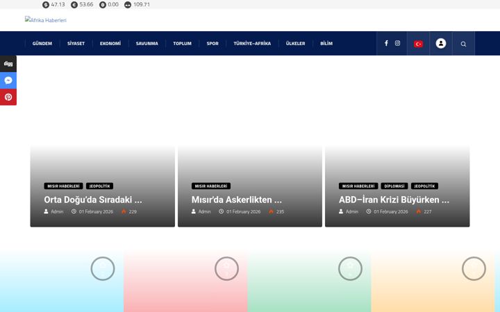 Ekrano kopija afrikahaberleri.com