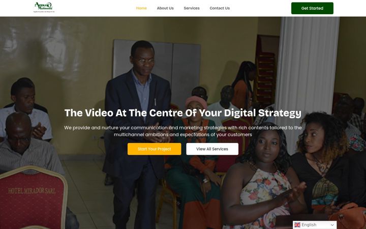 Screenshot of afrikamultimedia.com