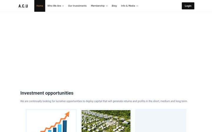 Screenshot of afrikancooperativeunion.com