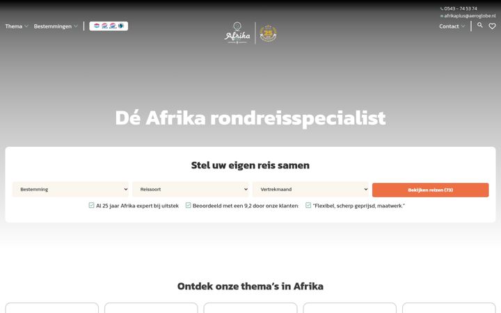 Screenshot of afrikaplus.nl