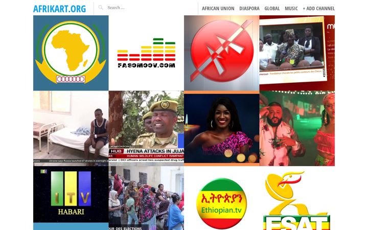 Screenshot of afrikart.org
