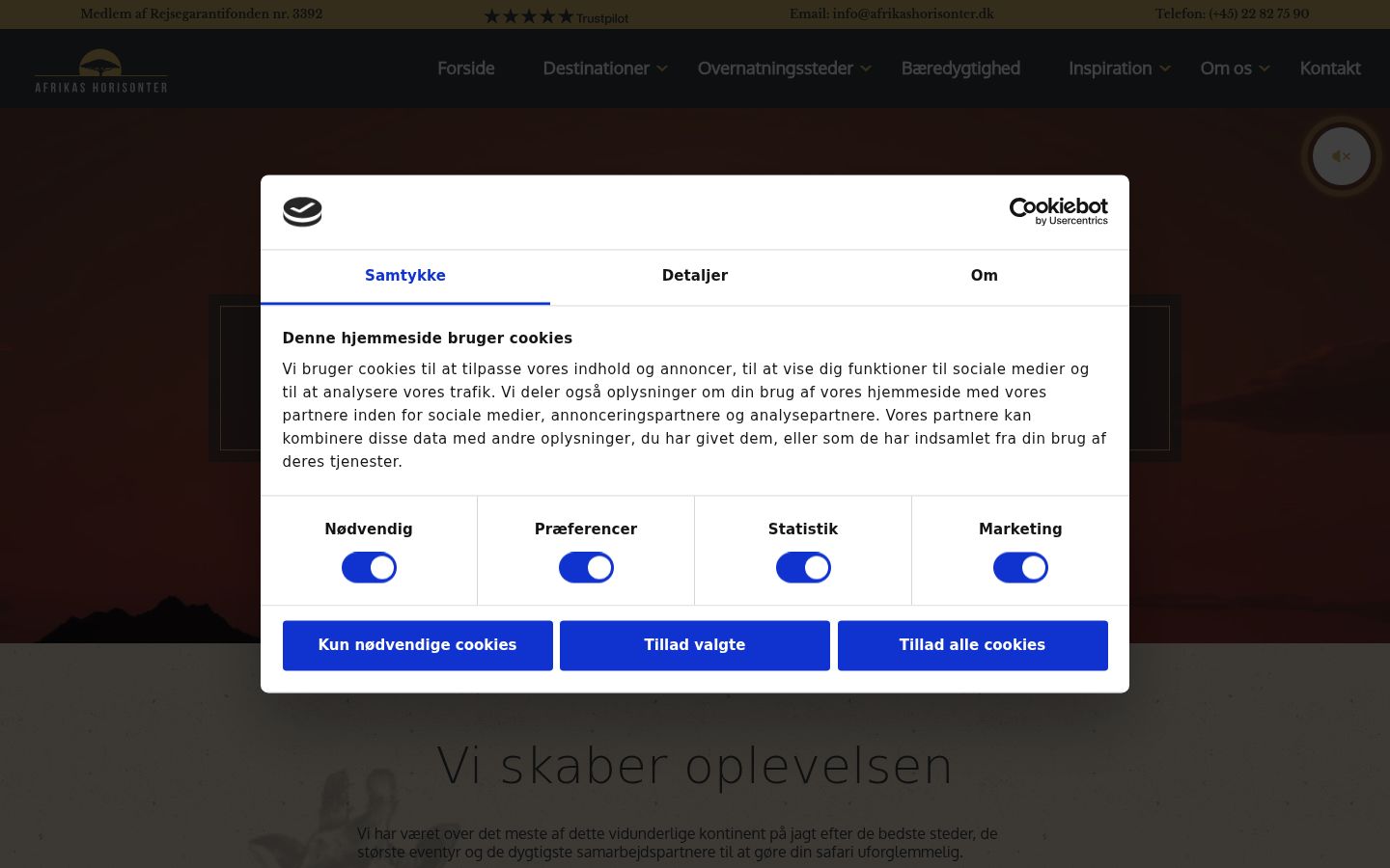 Screenshot tal-banner tal-kunsens muri qabel kwalunkwe interazzjoni