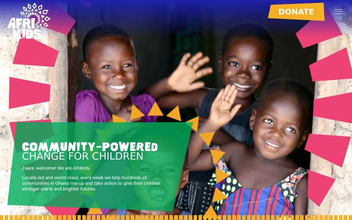 Képernyőkép: afrikids.org
