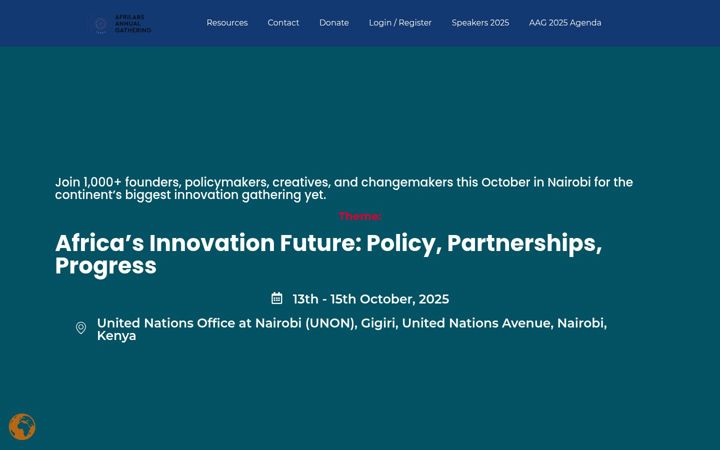 Képernyőkép: afrilabsgathering.com