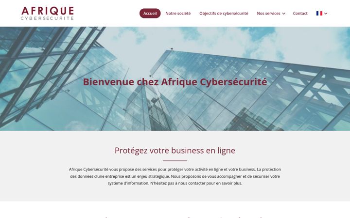 Screenshot of afrique-cybersecurite.com