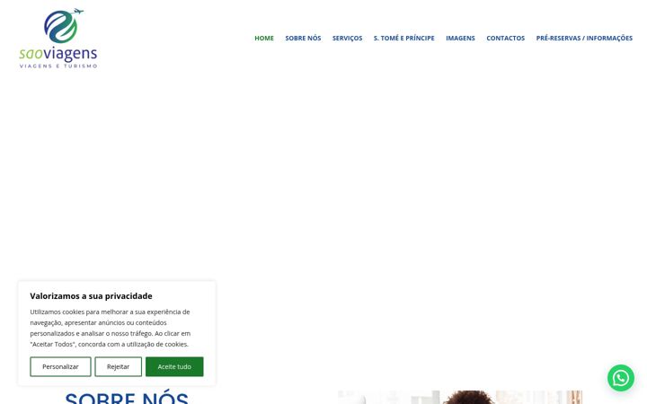 Screenshot of afriviagem.com