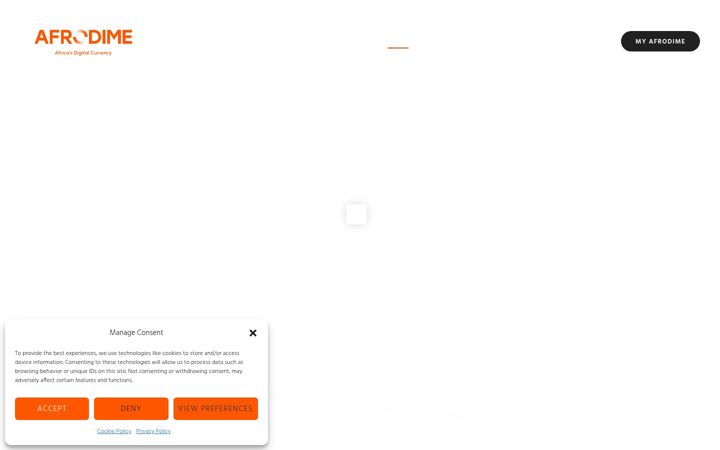 Екранна снимка на afrodime.io